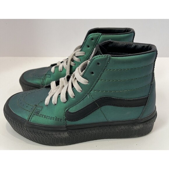 VANS x Harry Potter Morsmordre Dark Arts Sk8-Hi Platform Green Size M/4.0 W/5.5 - Picture 1 of 10